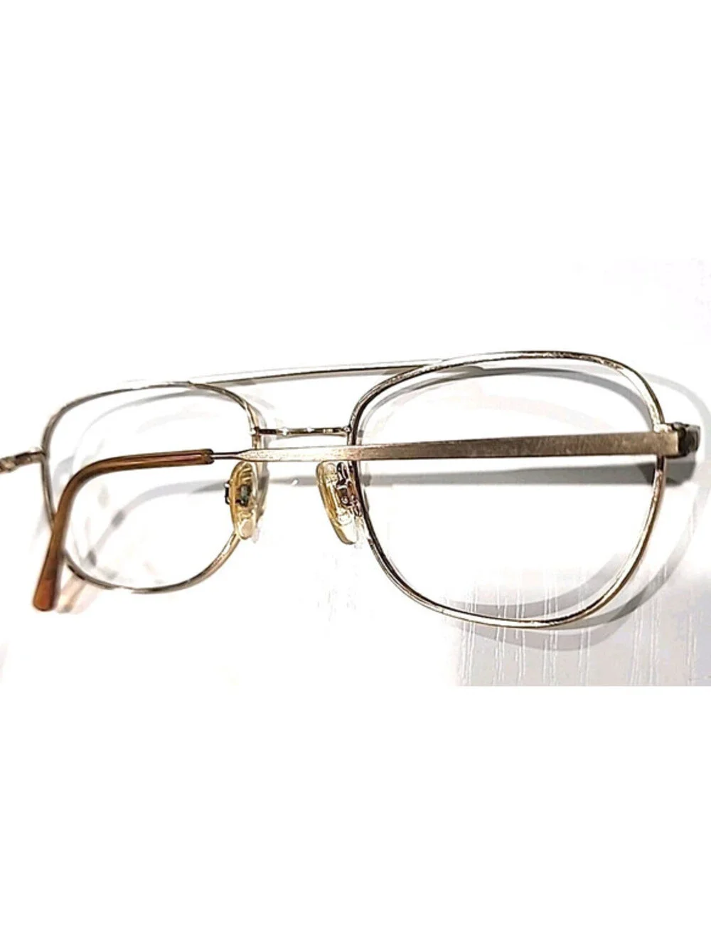 Randolph Engineering RE FGN No Lenses Gold Pilot Sunglasses Frame 52-20 140